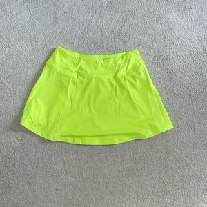Cute Brand New with Tags Womens Neon Yellow Tennis Skort